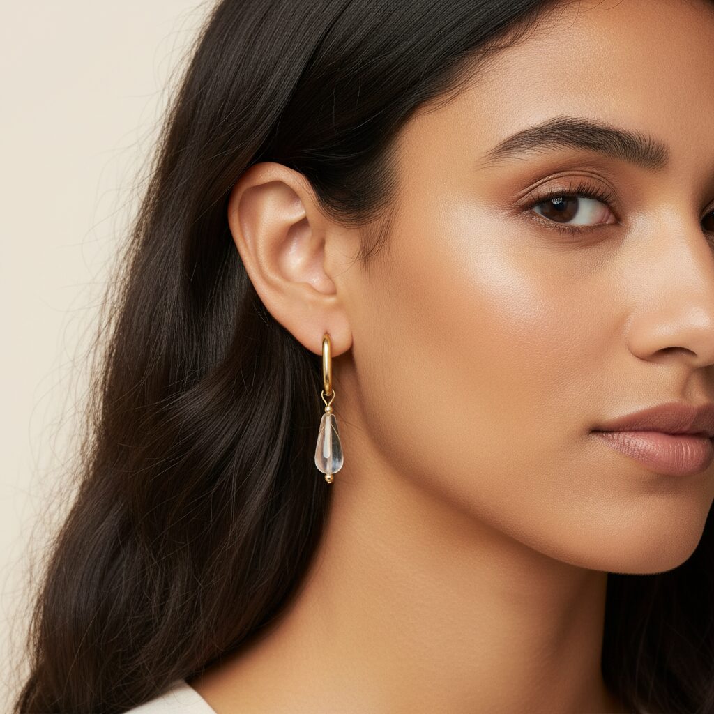 Glass Bead Hoops
