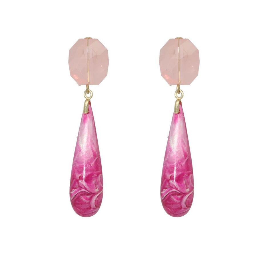Marble Droplet Earrings