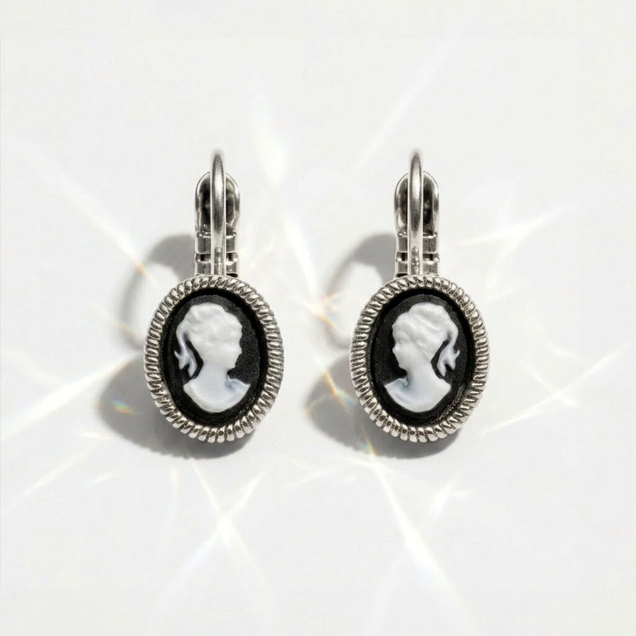 Cameo Earrings Klein Zilver