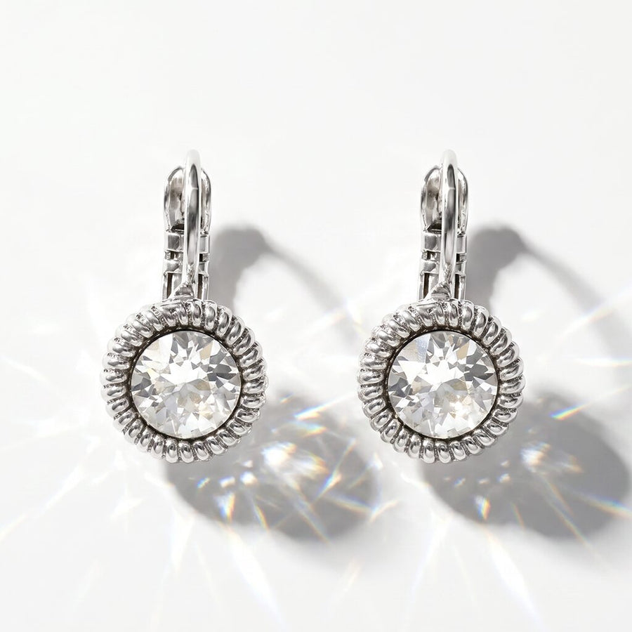 Swarovski Ronde Oorbellen 1,8 cm Zilver