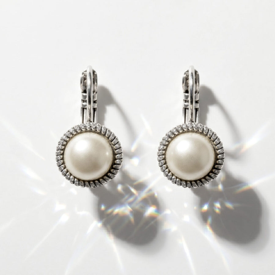 Swarovski Ronde Parel Oorbellen