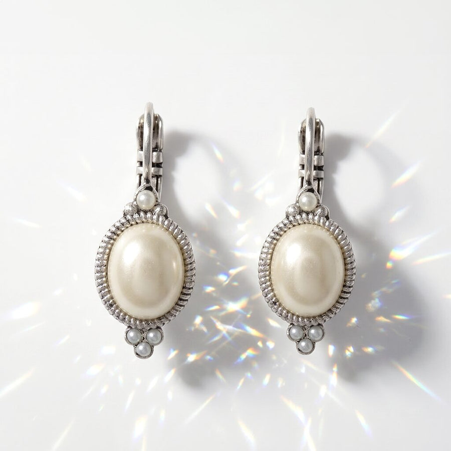 Swarovski Ovale Parel Oorbellen