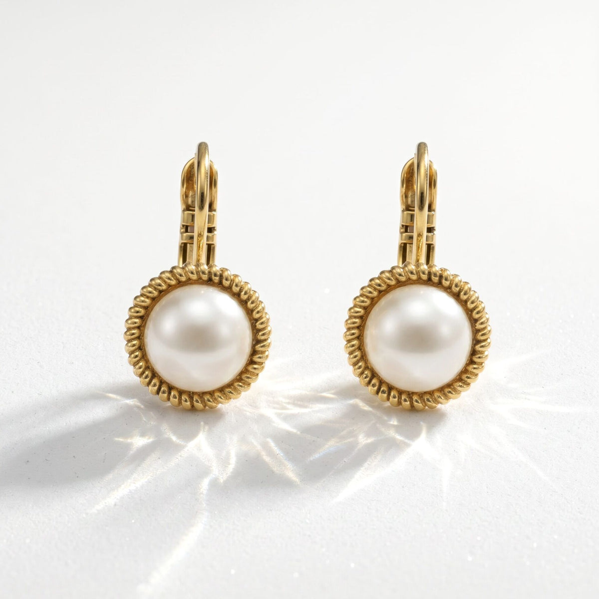 Swarovski Ronde Parel Oorbellen