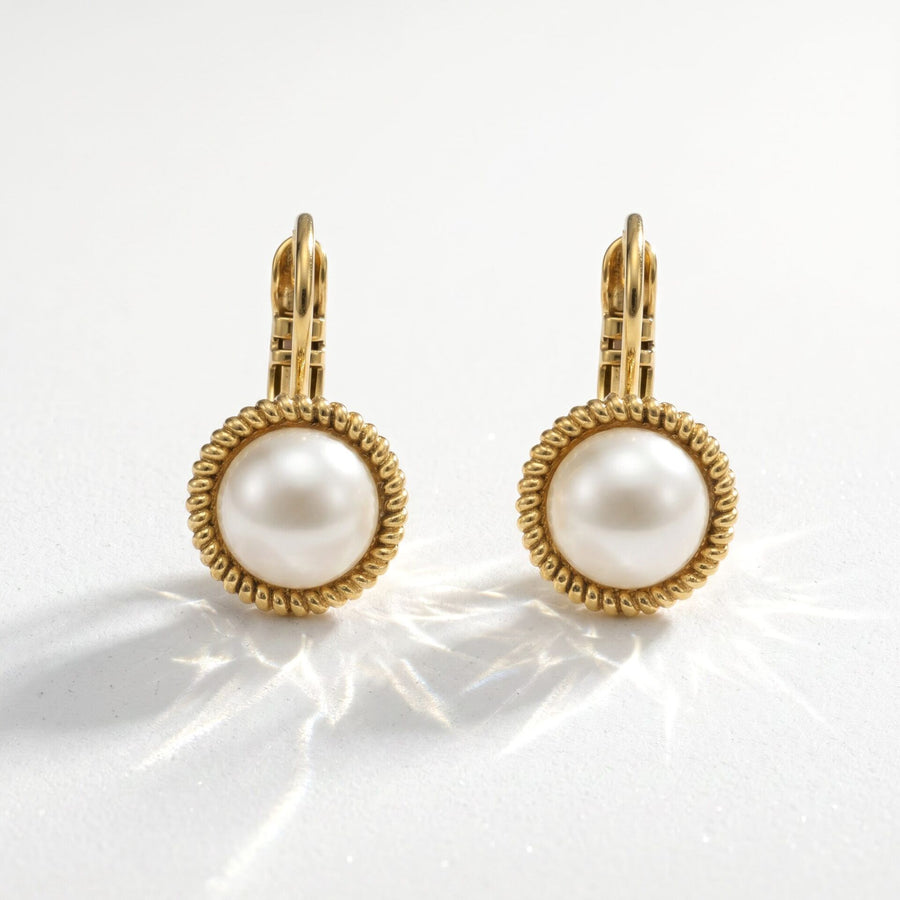 Swarovski Ronde Parel Oorbellen