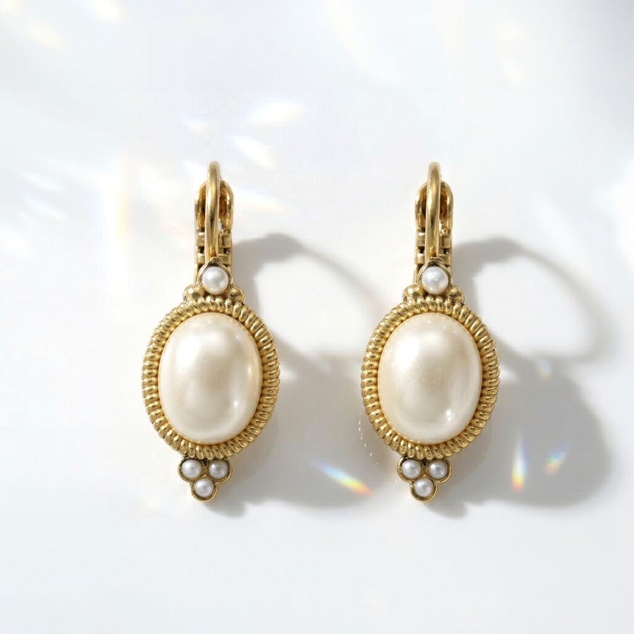 Swarovski Ovale Parel Oorbellen