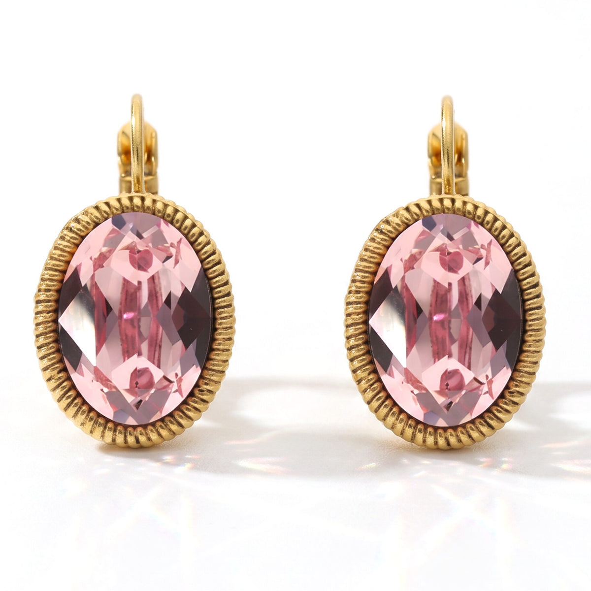 Swarovski Ovale Oorbellen 2,2 cm Goud