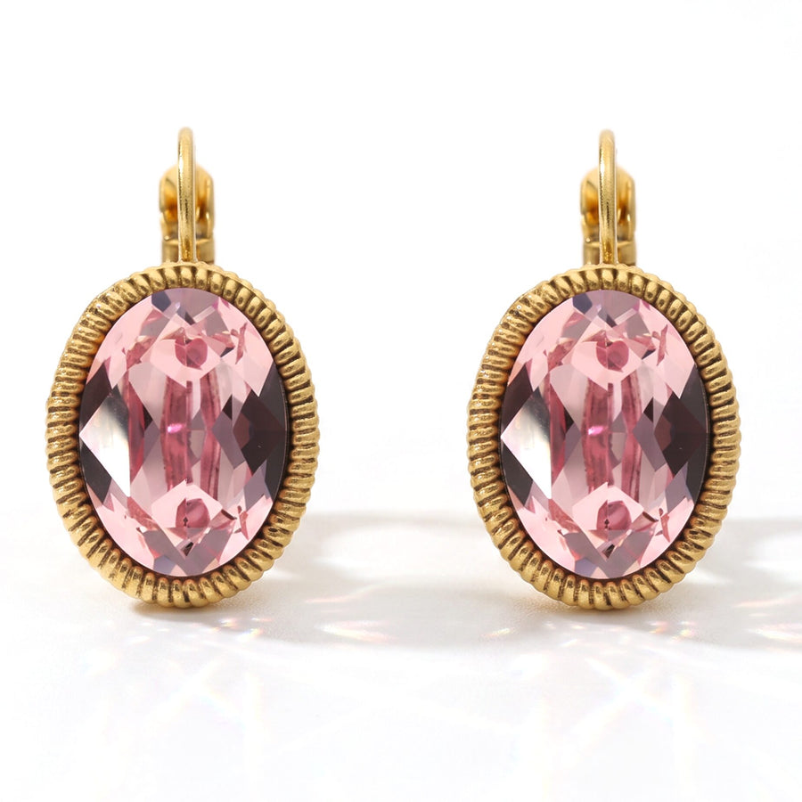 Swarovski Ovale Oorbellen 2,2 cm Goud
