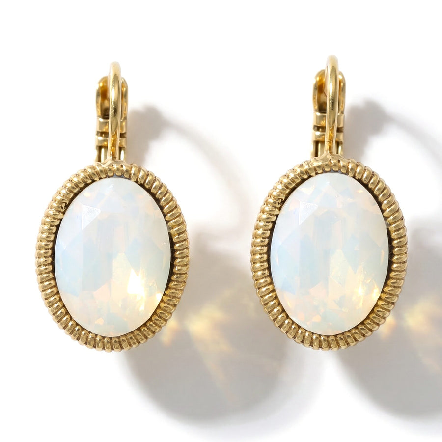 Swarovski Ovale Oorbellen 2,2 cm Goud