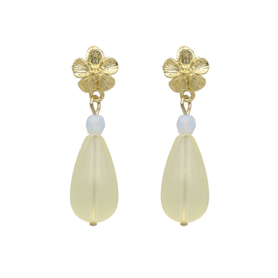 Flower Droplet Earrings