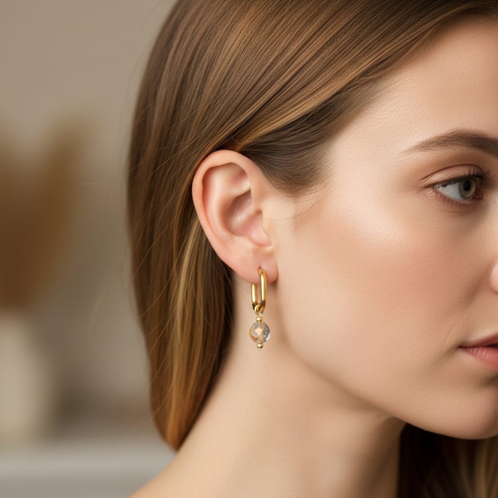 Glass Bead Hoops