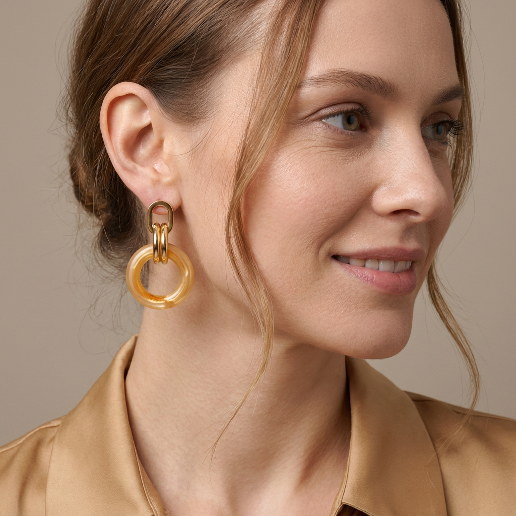 Chunky Hoop Earrings