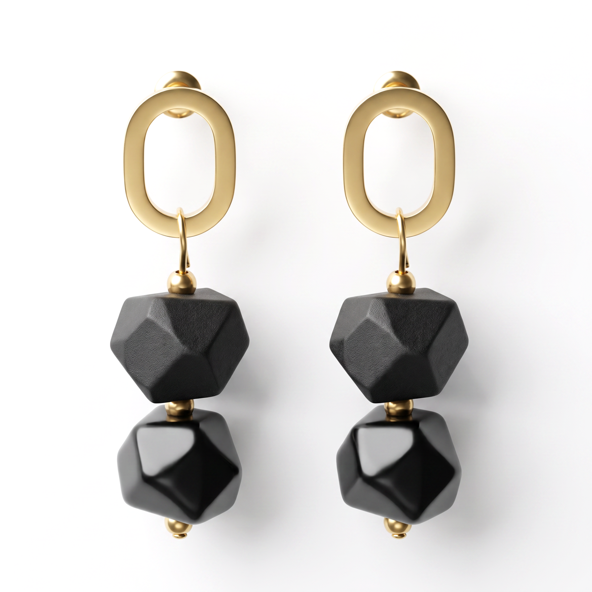 Stones Drop Earrings