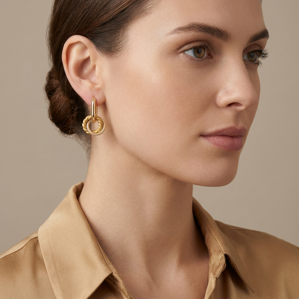 Glass Bead Hoops