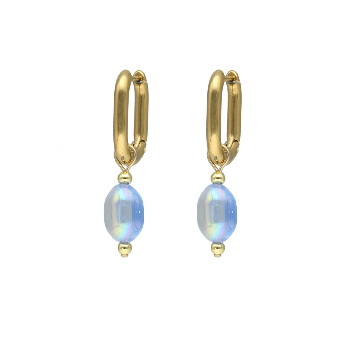 Glass Bead Hoops