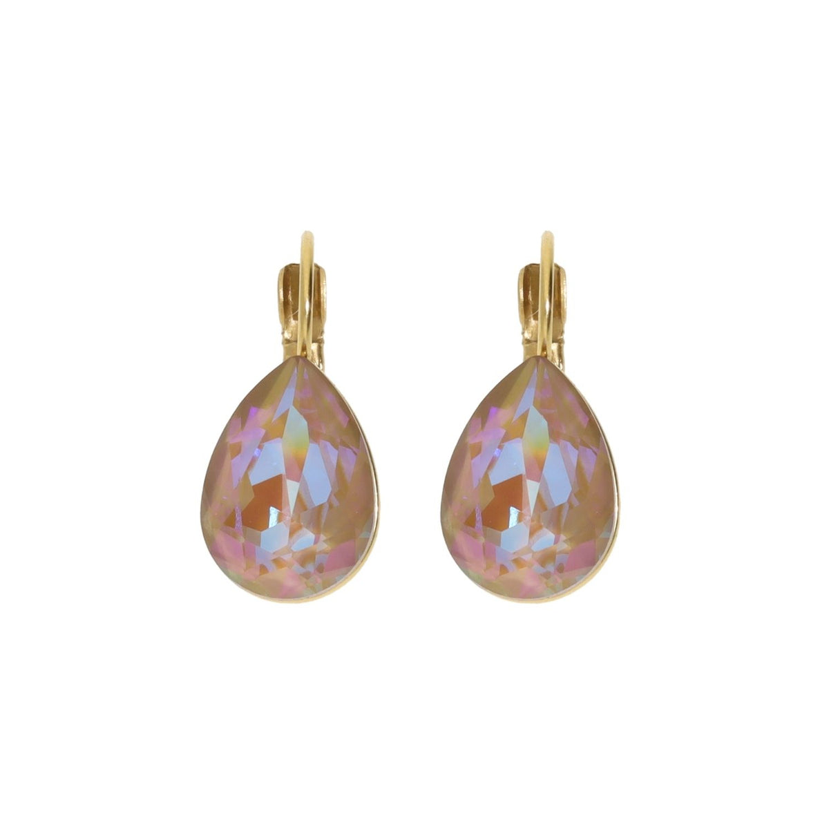 Swarovski Druppel Dormeuses Goud
