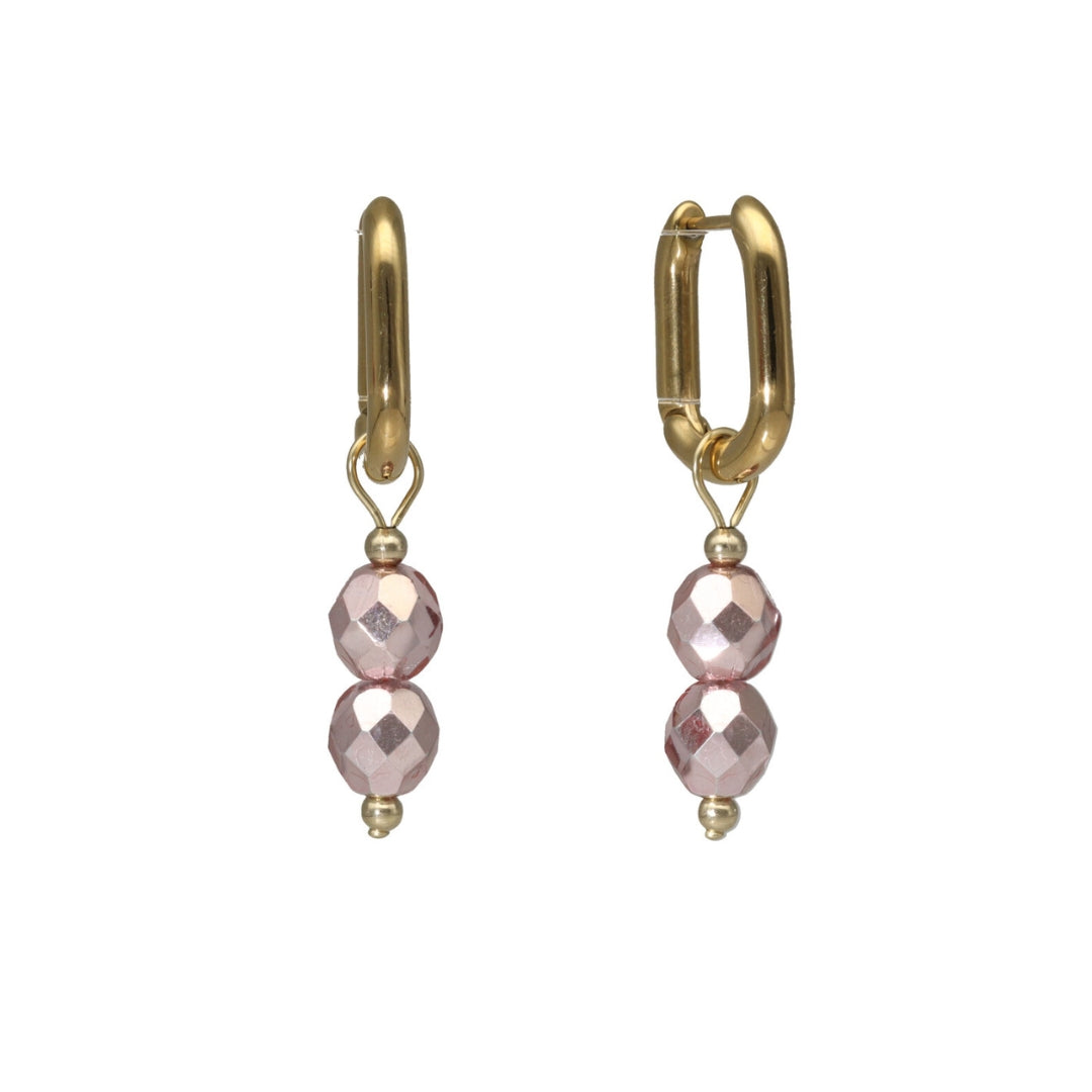 Glass Bead Hoops