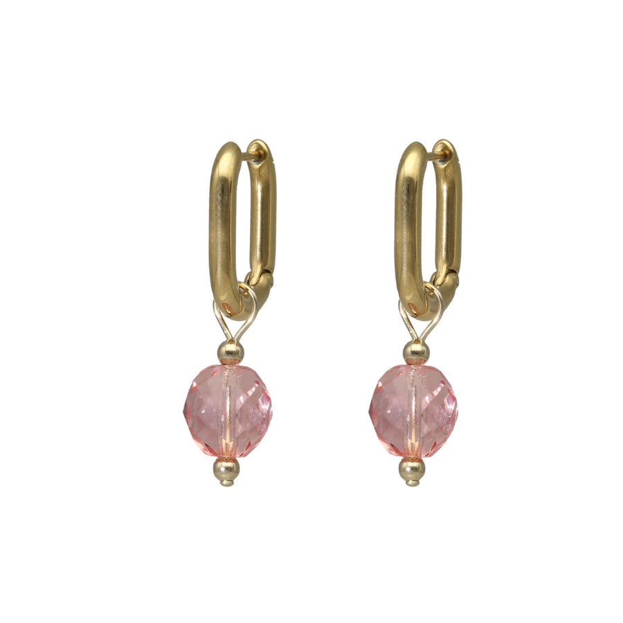Glass Bead Hoops