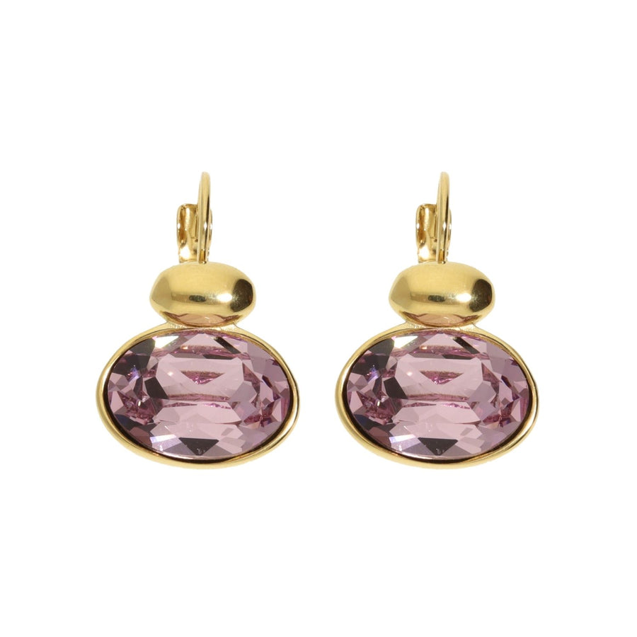 Swarovski Ovale Dormeuses Goud