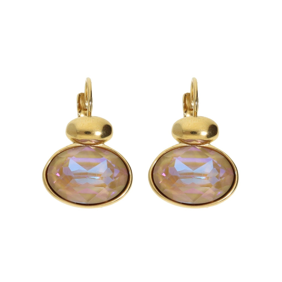 Swarovski Ovale Dormeuses Goud