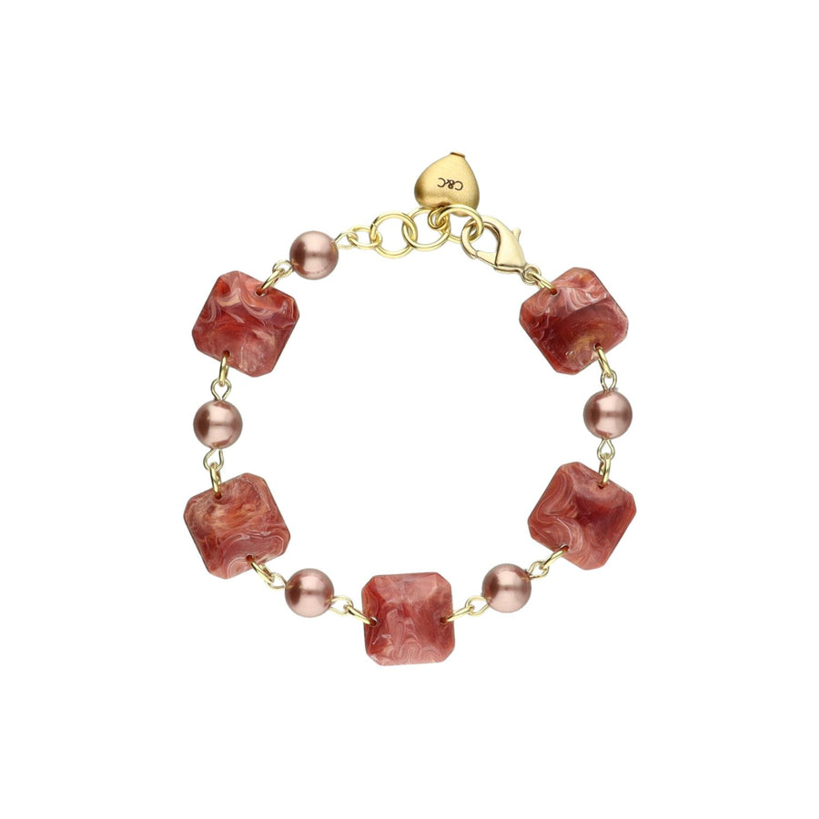 Marble & Pearl Bracelet