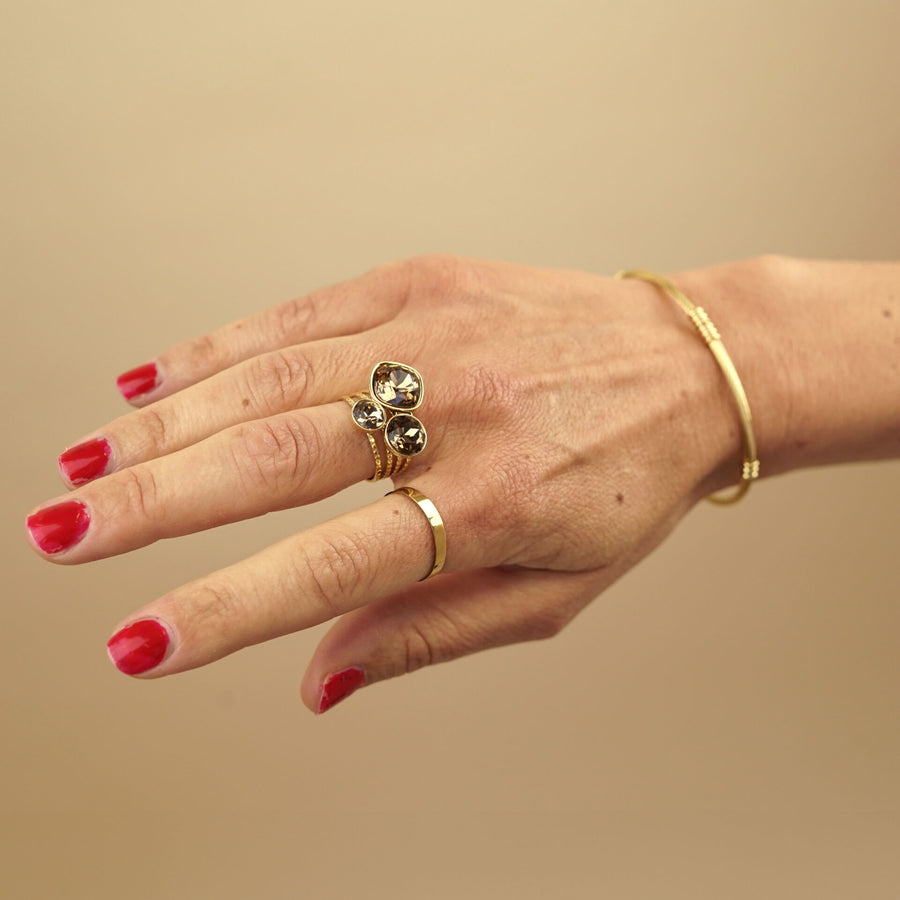 Swarovski Trio Ring