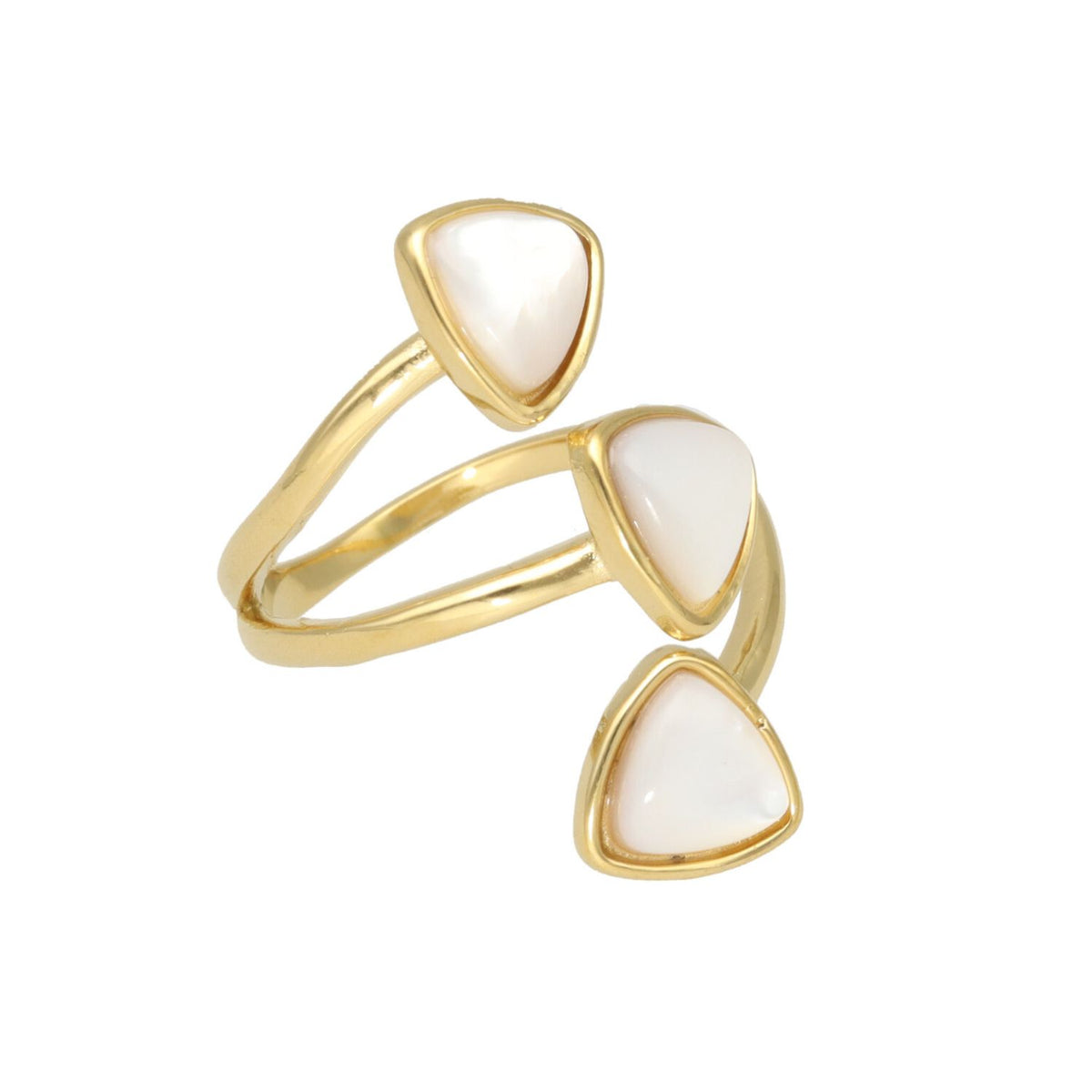 Golden Asymmetrical Ring