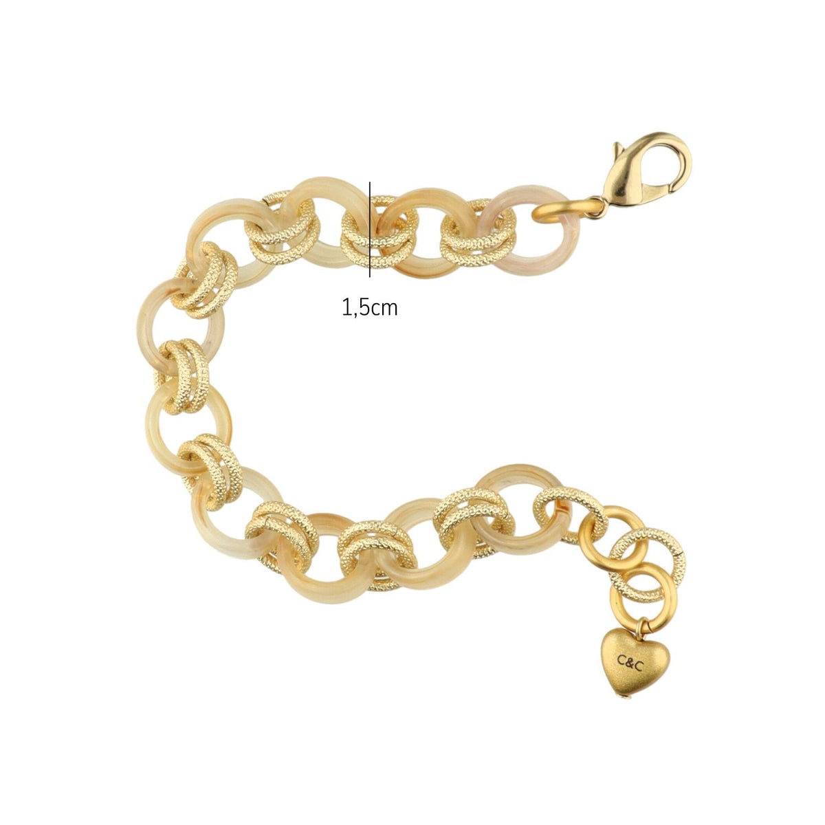 Double Gold Chain Bracelet