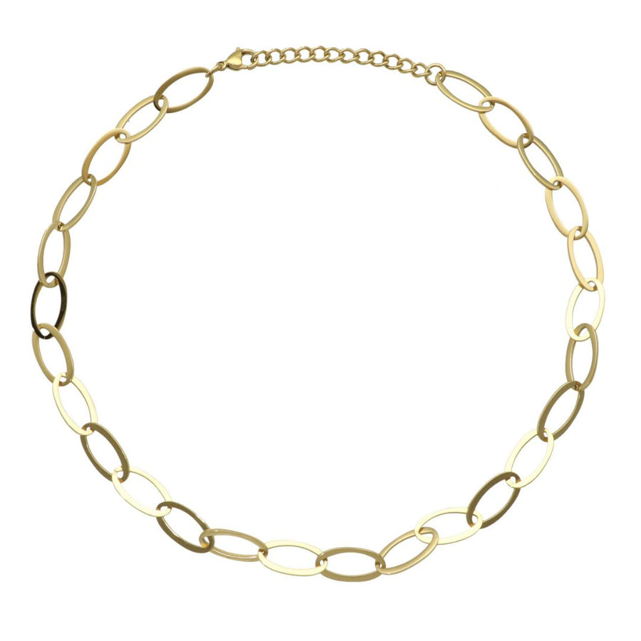 Plain Classic Hoops Necklace