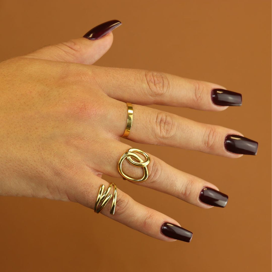 Double Plain Ring