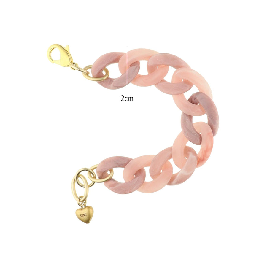 Flat Chain Bracelet Gekleurd