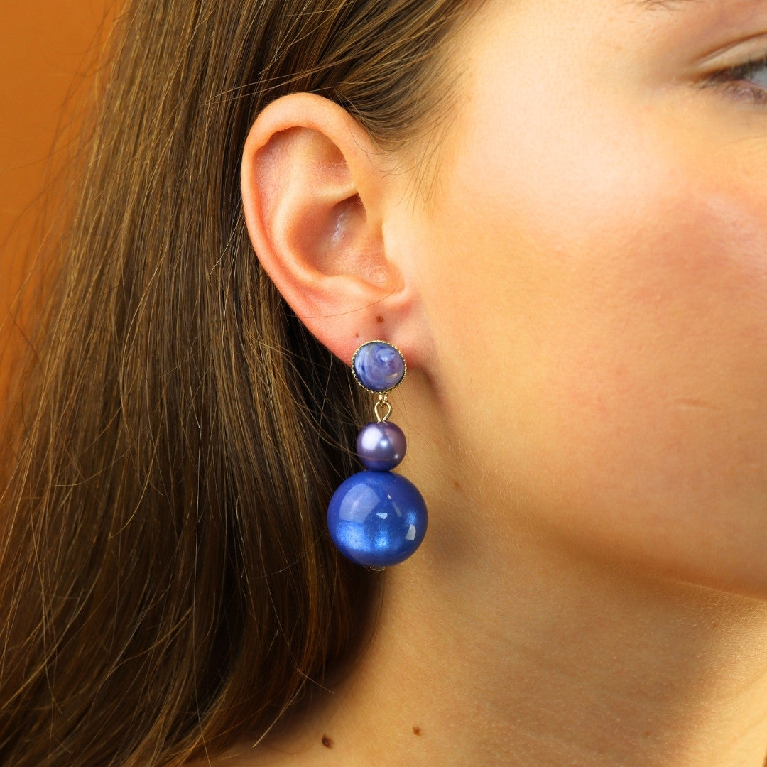 Sparkling Pearl Earrings