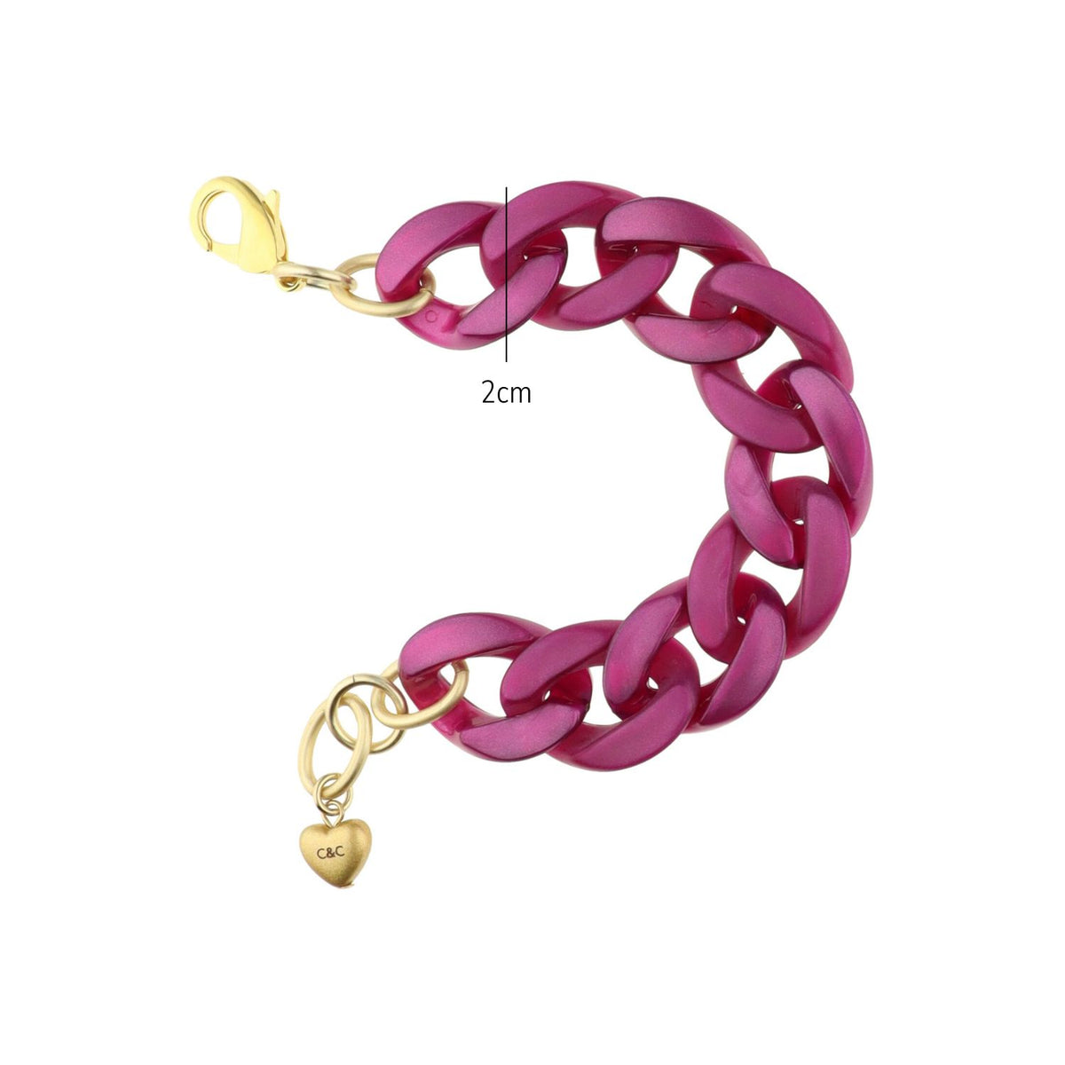 Flat Chain Bracelet Gekleurd