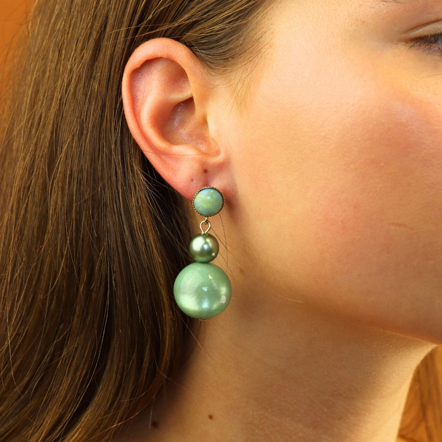 Sparkling Pearl Earrings