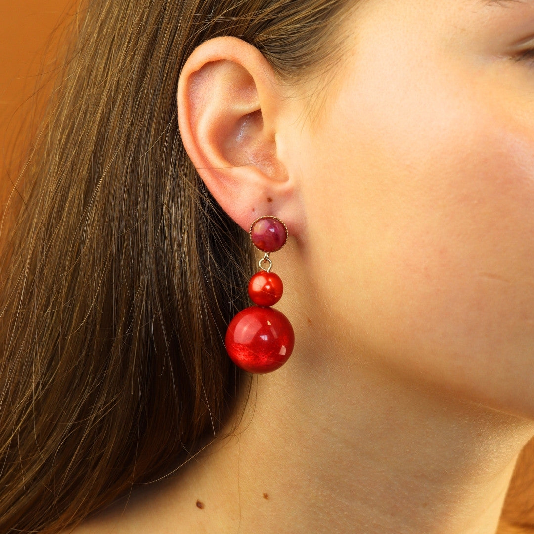 Sparkling Pearl Earrings