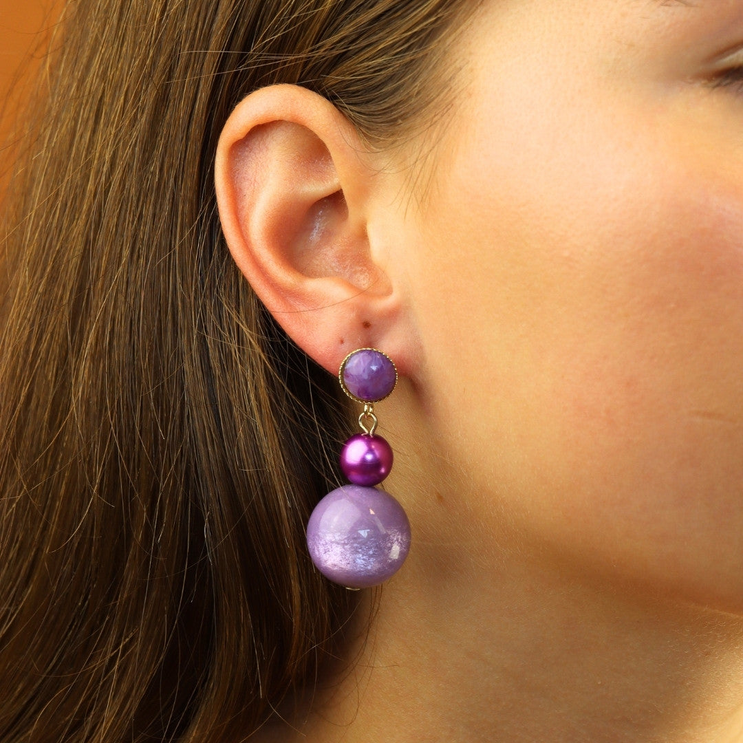 Sparkling Pearl Earrings