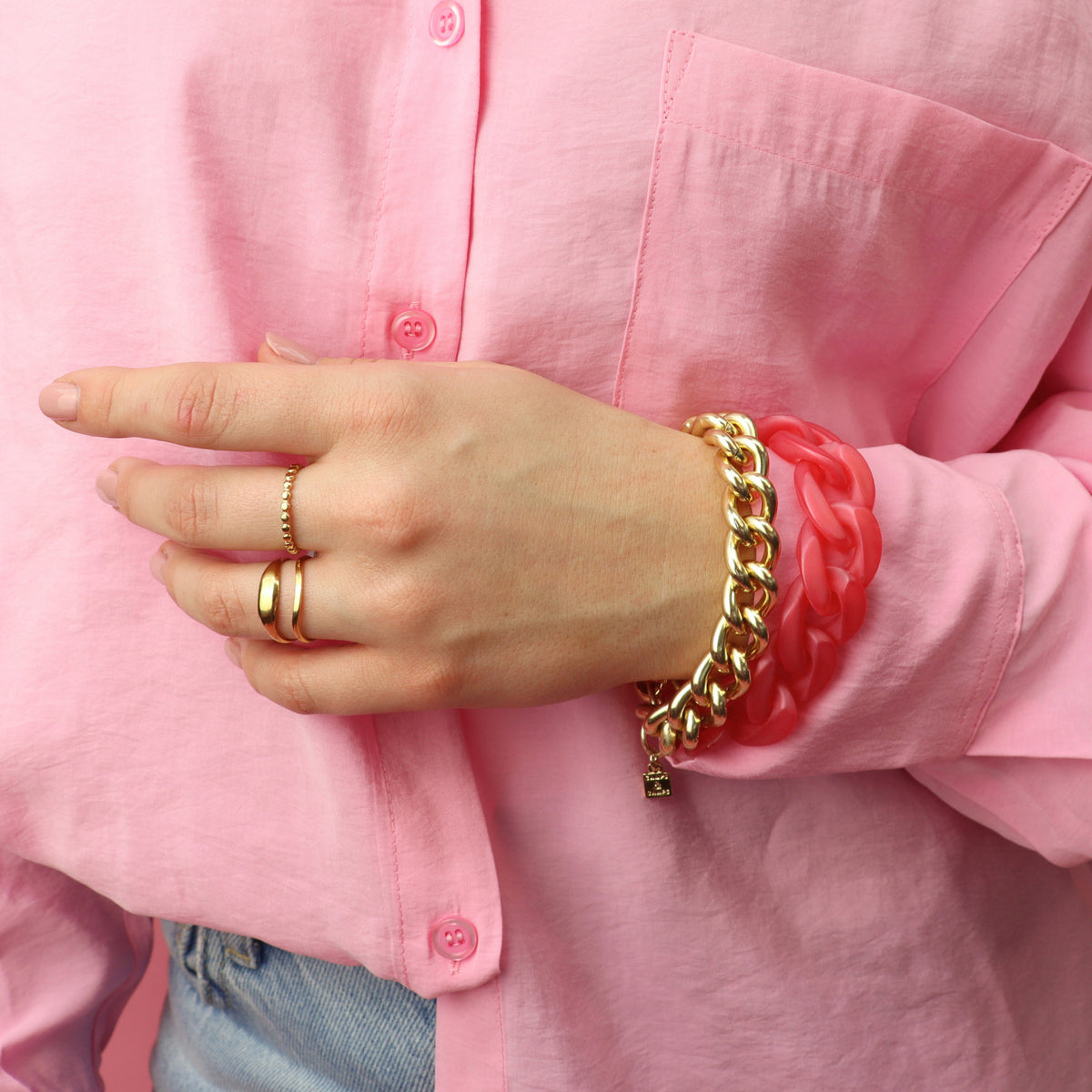 Satin Chain Bracelet
