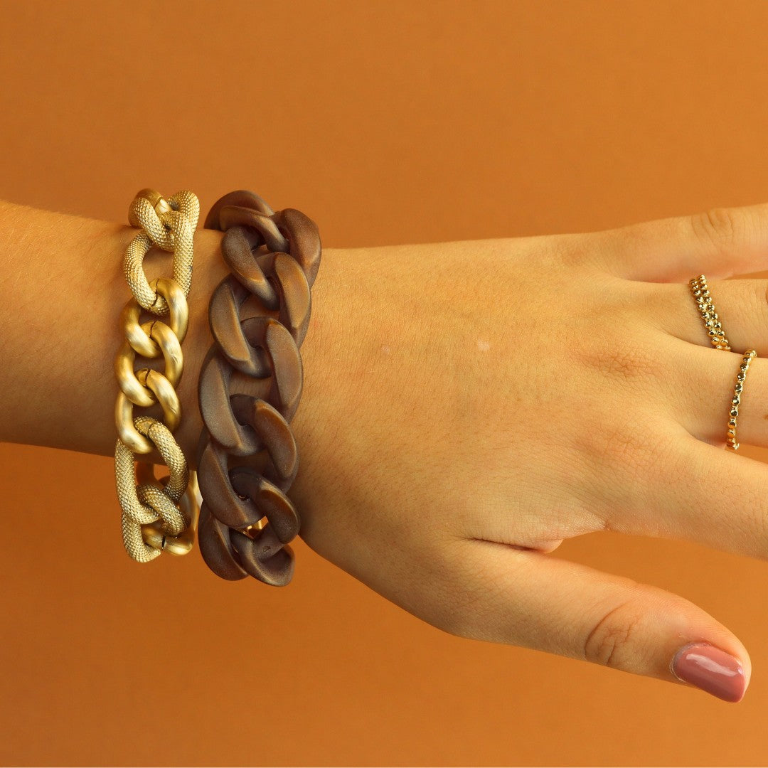 Flat Chain Bracelet Gekleurd