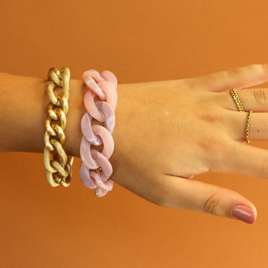 Flat Chain Bracelet Gekleurd