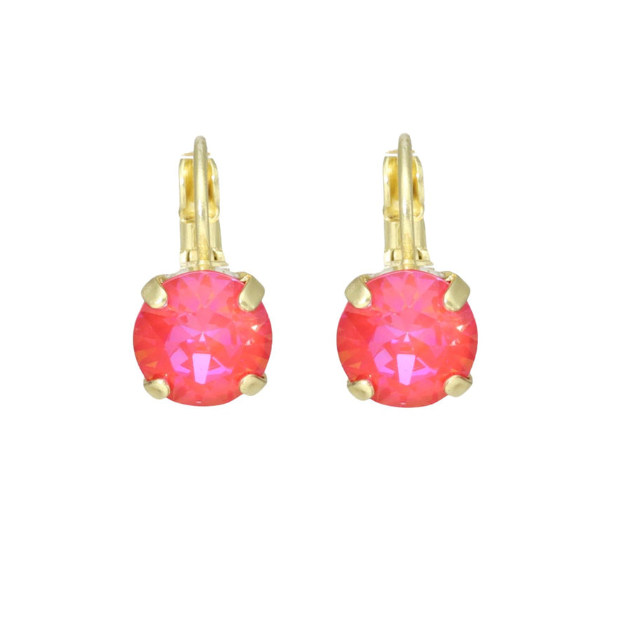Swarovski Ronde Dormeuses Goud