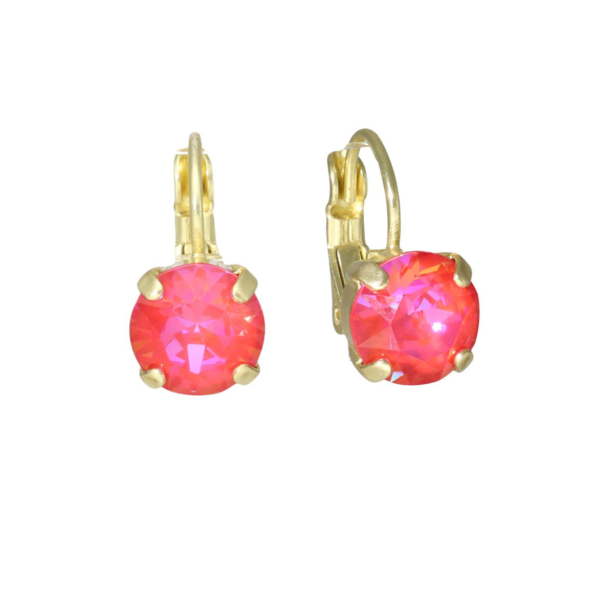 Swarovski Ronde Dormeuses Goud