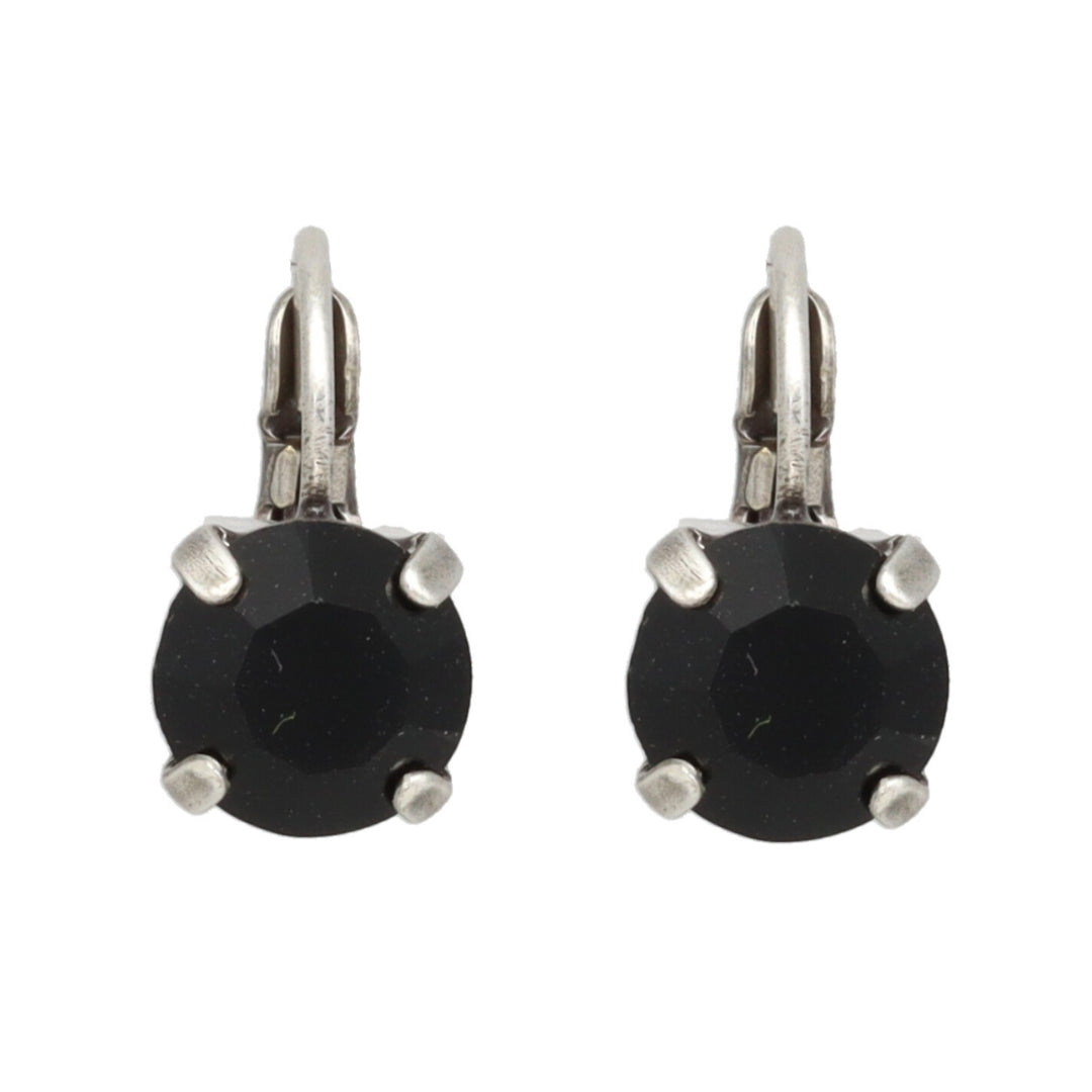Swarovski Ronde Dormeuses Zilver