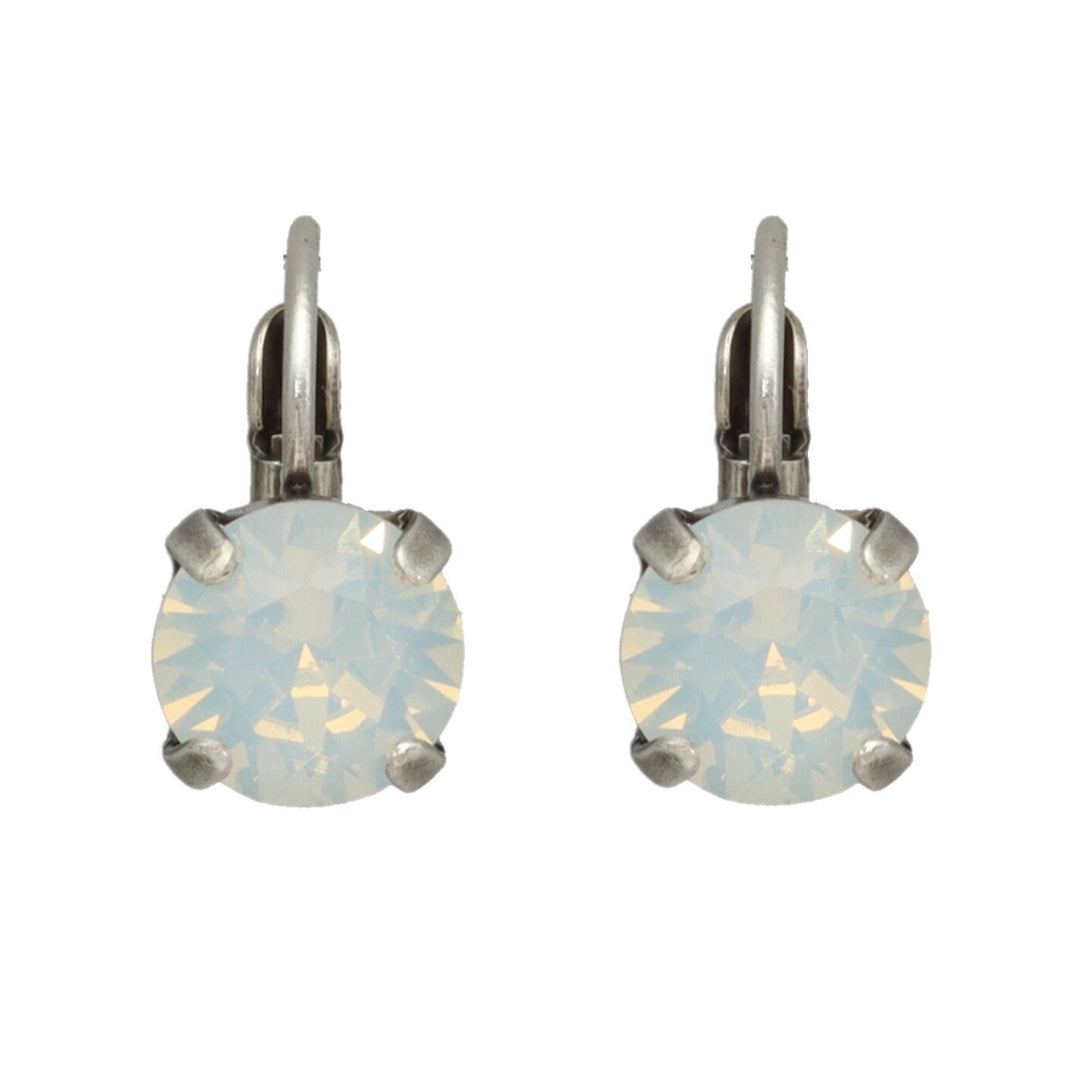 Swarovski Ronde Dormeuses Zilver