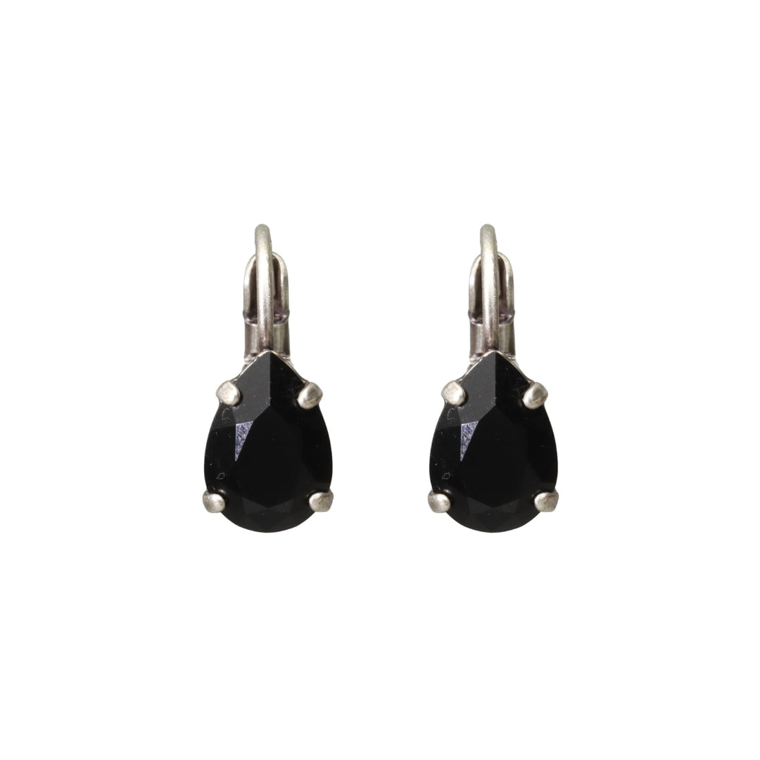 Swarovski Druppel Dormeuses Zilver