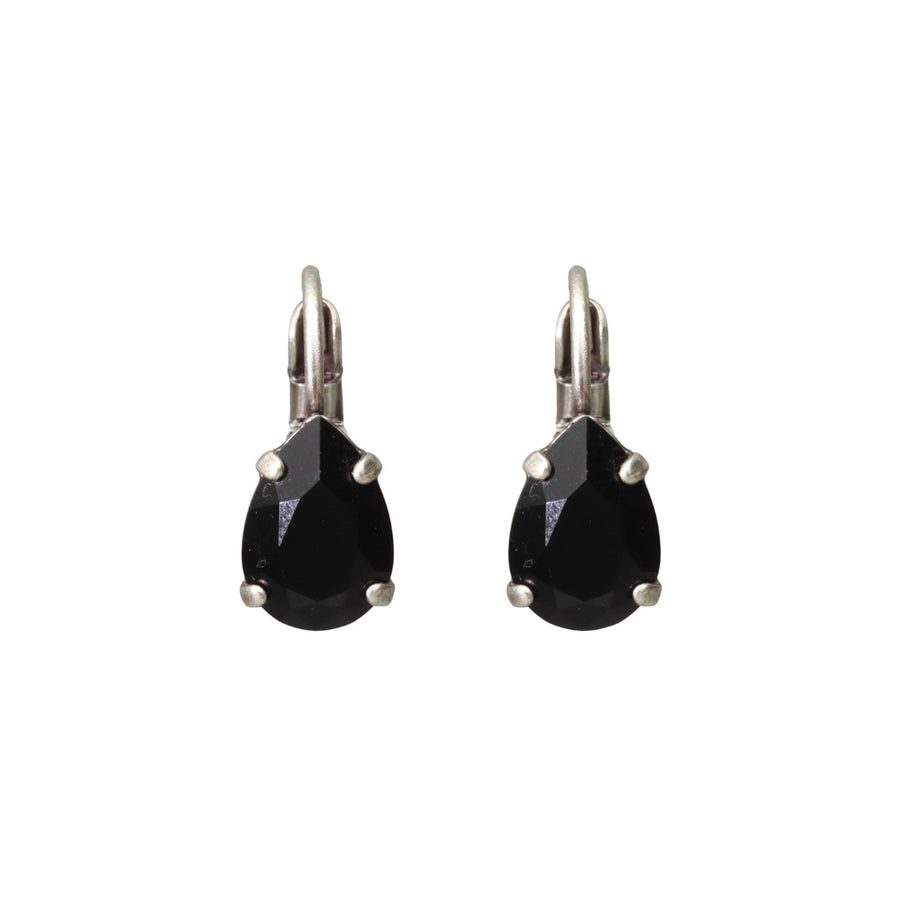 Swarovski Druppel Dormeuses Zilver