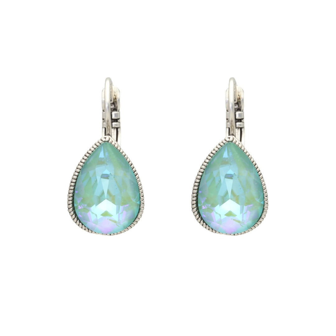 Swarovski Druppel Oorbellen 2 cm Zilver