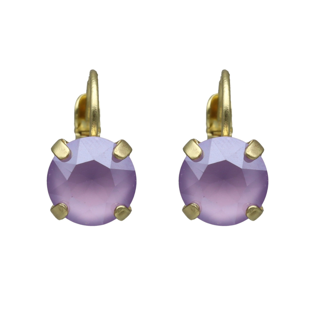 Swarovski Ronde Dormeuses Goud