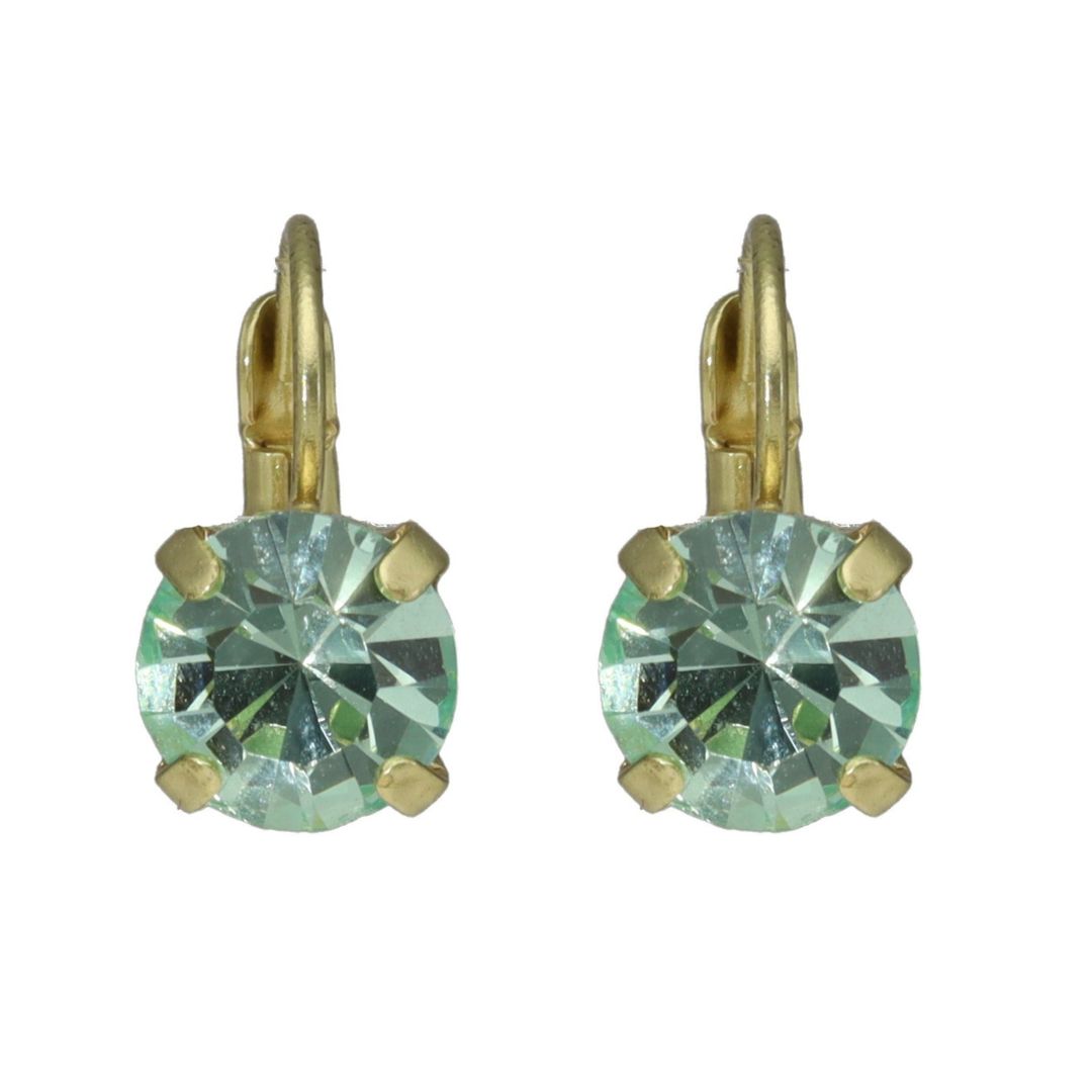 Swarovski Ronde Dormeuses Goud