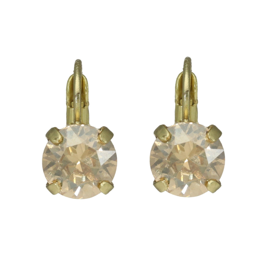 Swarovski Ronde Dormeuses Goud