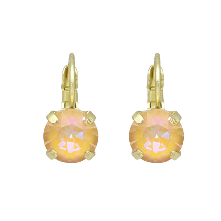 Swarovski Ronde Dormeuses Goud