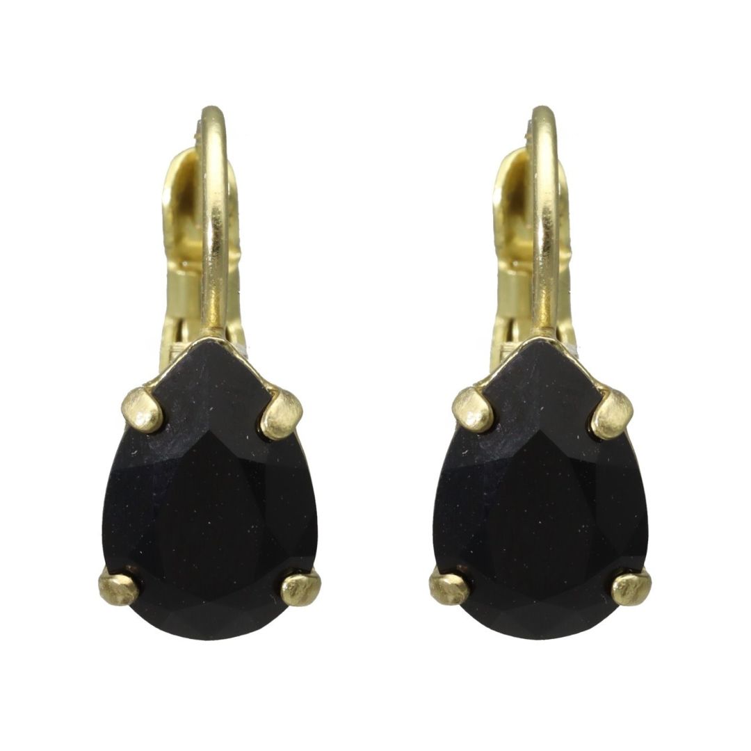 Swarovski Druppel Dormeuses Klein Goud